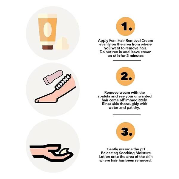 Fem hair removal cream 120g sandal