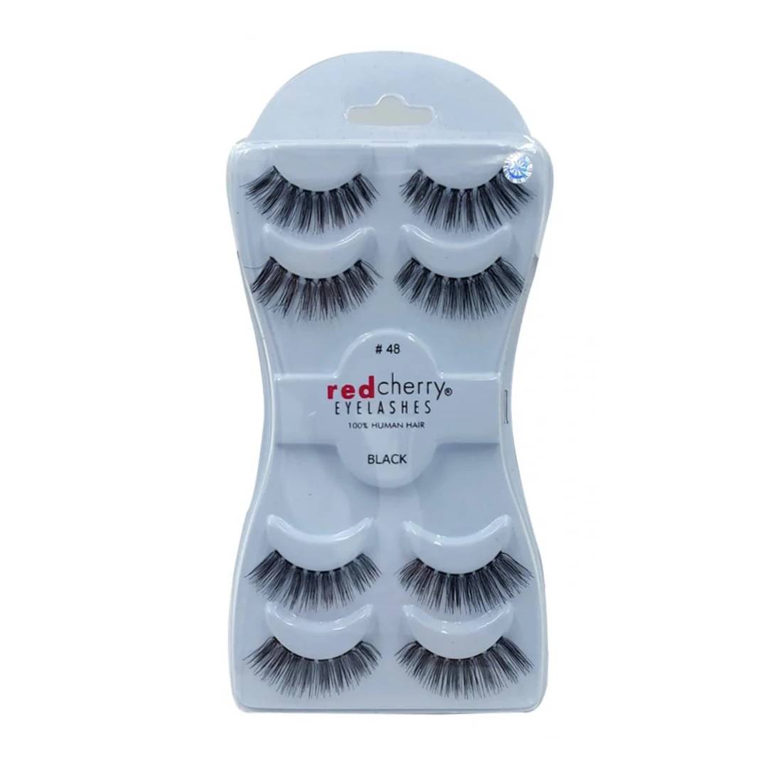 Red cherry eyelashes set #48 4 pairs