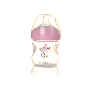 Baby Care Zone Feed Bottle 120ml Plastic With Anti-Drip Nipple