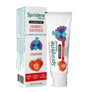 SprinJene Baby Toothpaste 100g Strawberry Fluoride Free