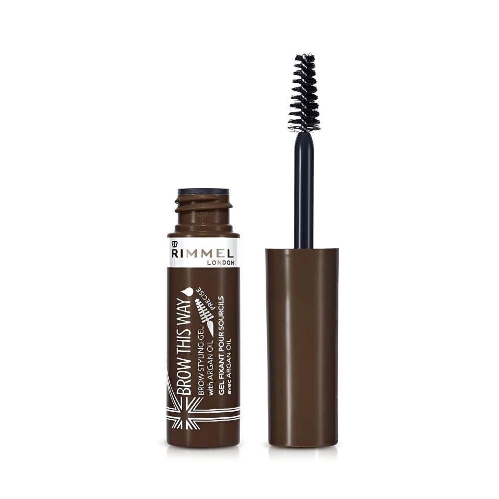 RIMMEL Rimmel Eyebrow Gel Brow This Way 003 Dark Brown With Argan Oil