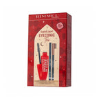 مجموعة ريميل آيكونيك الثلاثية - ماسكارا مكثفة، كحل، وقلم تحديد الحواجب