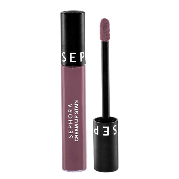 Sephora liquid lipstick lip satin cream 13 dalia mubarak marvelous mauve