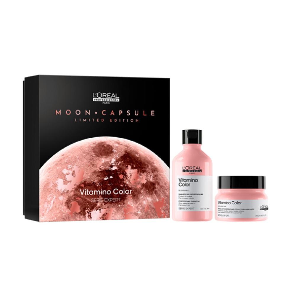 Loreal Professionnel Kit Moon Capsule Vitamino Color (Shampoo 300ml+Mask 250ml)