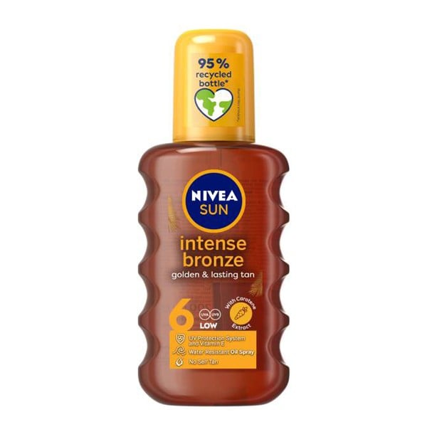 Nivea Nivea Carotene Sun Oil Spray 200 ml Golden and Lasting Tan 6 Low