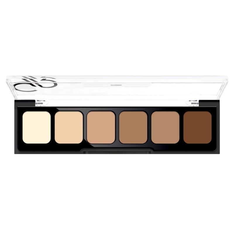 Golden rose corrector 02 and conceal cream palette dark