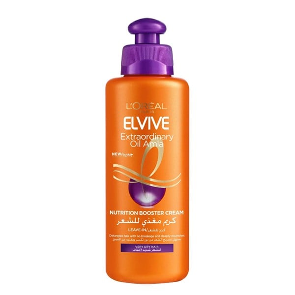 Loreal Hair Cream Leave In 200ml Elvive Extraordinary Oil Amla Extraordinary Oil