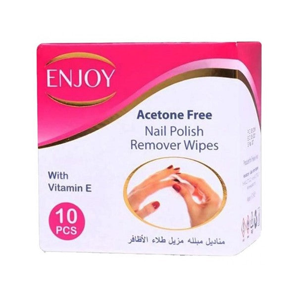Enjoy Nail Polish Remover Wipes 10pc