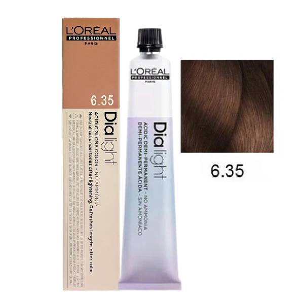 Loreal professionnel hair color 50ml dia light 6.35
