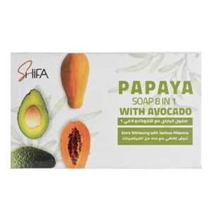 Shifa Bar Soap 135g Papaya And Avocado 8 In 1