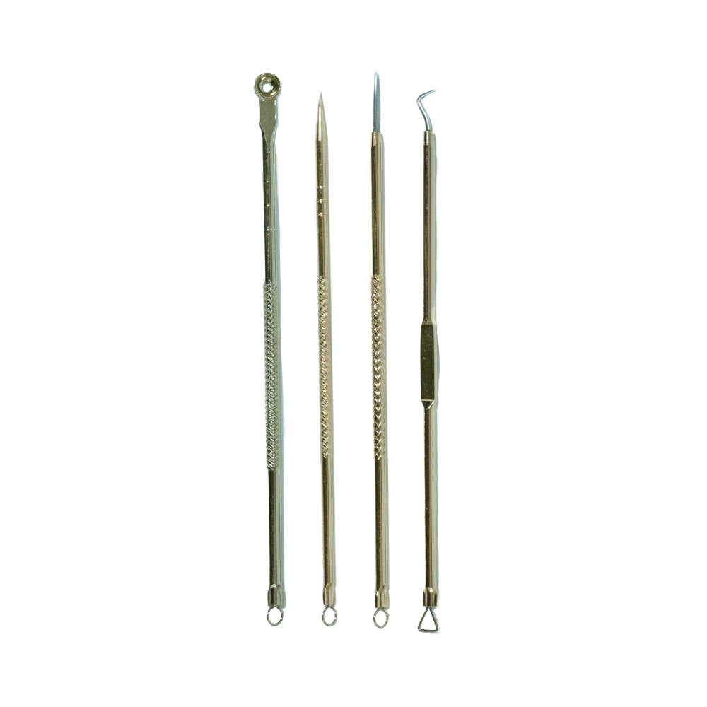 Max Dona Facial Cleaning Needle Set 4pc 50024-14 Golden