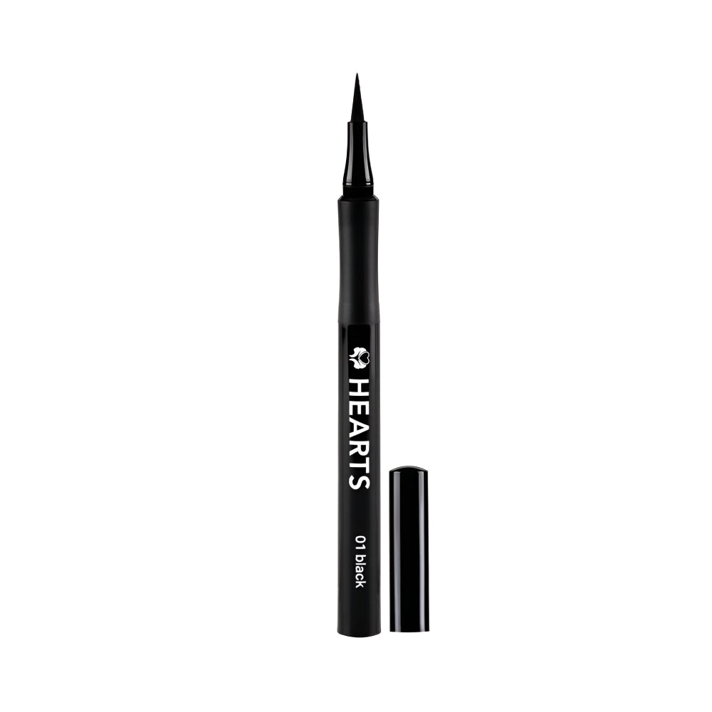 Hearts Hearts Eyeliner Pen 01 Liquid Black