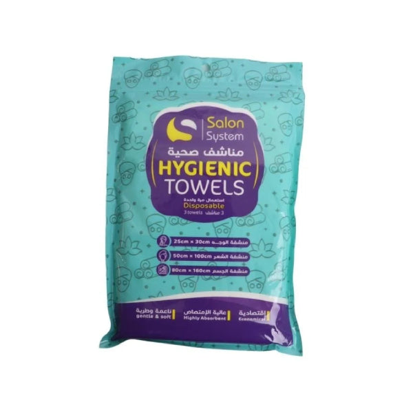 Salon System Hygienic Towels 3towels Disposable