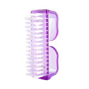 Salon-System-Nail-Brush-12pc-BK22-077-Manicure-And-Pedicure-Purple-