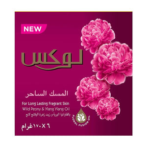 صابون لوكس 170 جرام 5+1 مجانًا مسك مغري