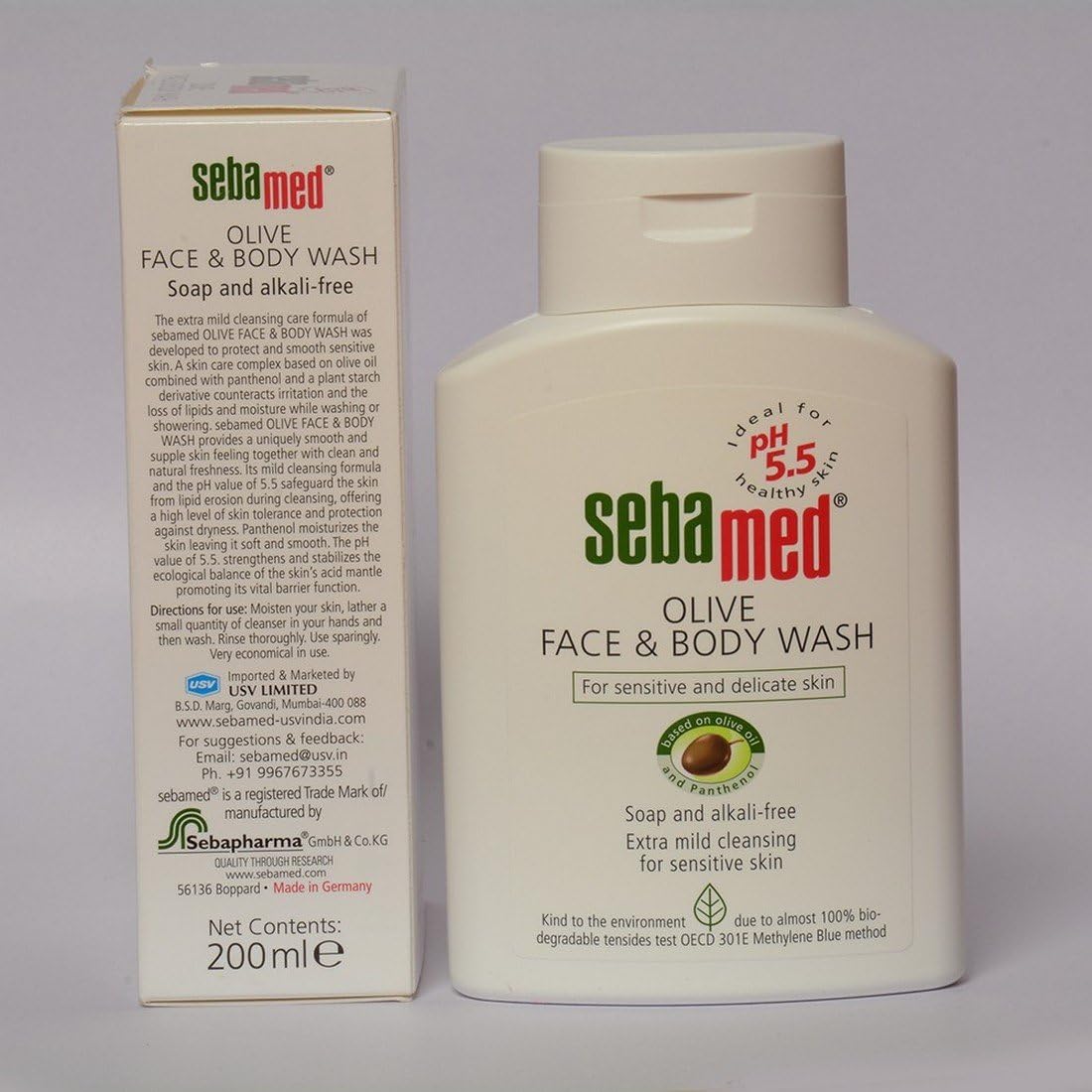Sebamed Face and Body Wash – Soap-Free Cleanser with Olive Extract