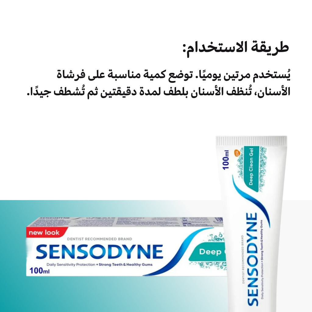 Sensodyne Deep Clean Gel Toothpaste – 100ml