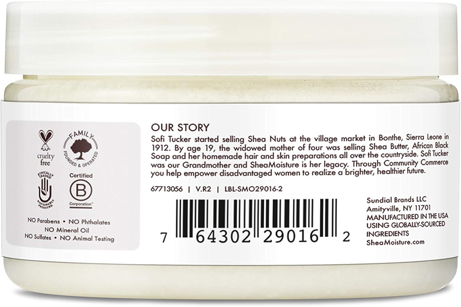 زيت جوز الهند البكر 100٪ من Shea Moisture - ترطيب من الرأس إلى أخمص القدمين 3.2 أونصة