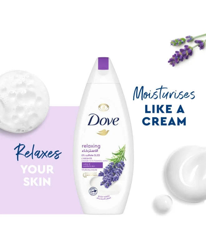 Dove Shower Gel Body Wash Lavender 500ml
