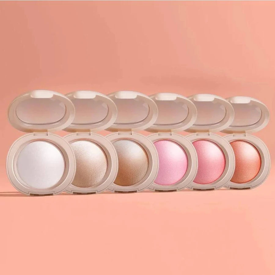 هايلايتر قلوب من الألماس والتوباز الذهبي