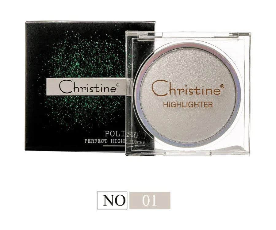 Christine Facial Highlighter – Polished Finish Luminous Glow Makeup