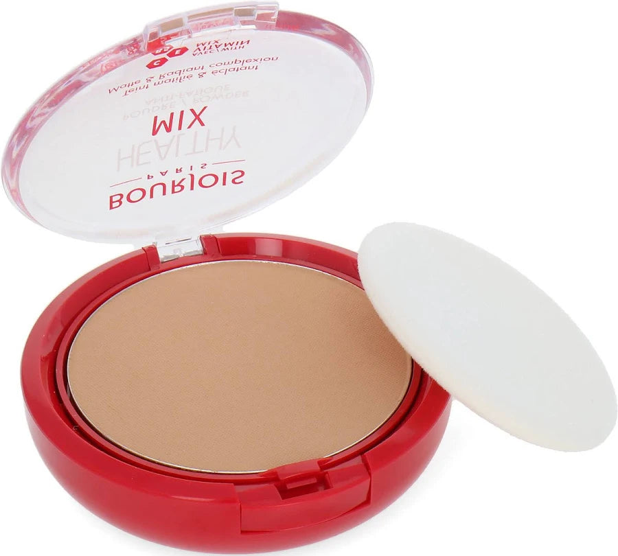 بودرة بورجوا المضغوطة، مزيج صحي، لون برونزي فاتح