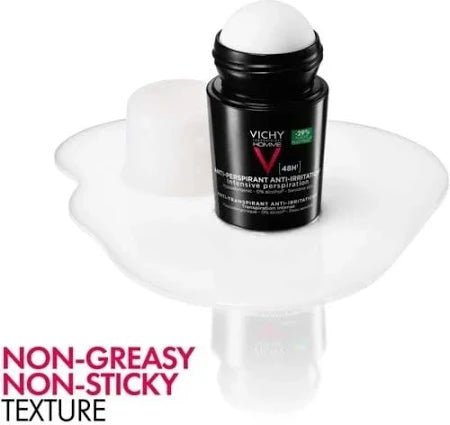 Vichy Homme Deodorant Roll-On for Men – Long-Lasting 50ml