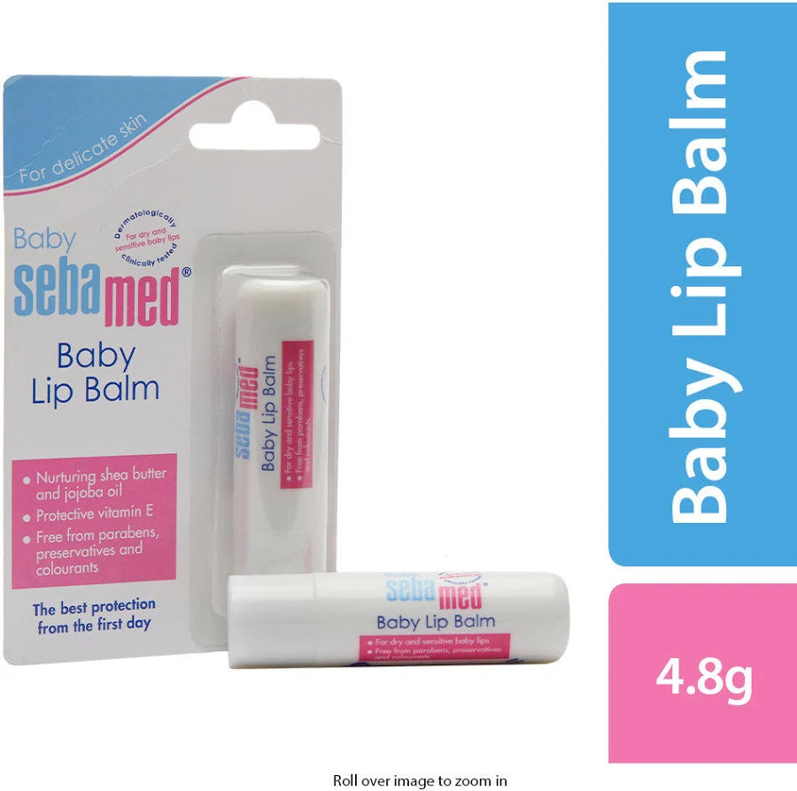 Sebamed Baby Lip Care Moisturizer with Shea Butter for Sensitive Skin