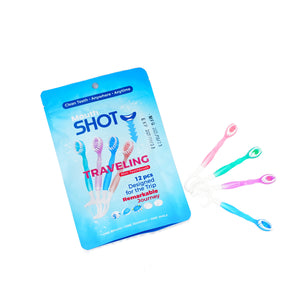 Shot mini toothbrush 5*1 ( 12 pcs) per package