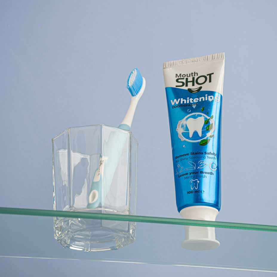 SHOT - Mouth Shot Whitening Toothpaste Fresh Mint with Fluoride 1000ppm – 100 ml