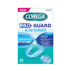Corega Denture Cleaning Tablets 30pc Pro Guard