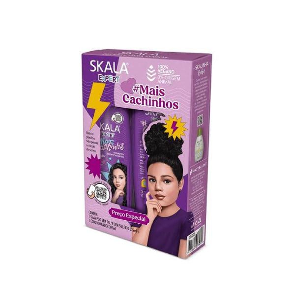 Skala Skala Baby Shampoo and Conditioner Kit 325ml Mais Cachinhos