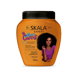 Skala Skala Hair Cream 1000g Mais Crespos Argan Oil Extract Coconut To Detangle