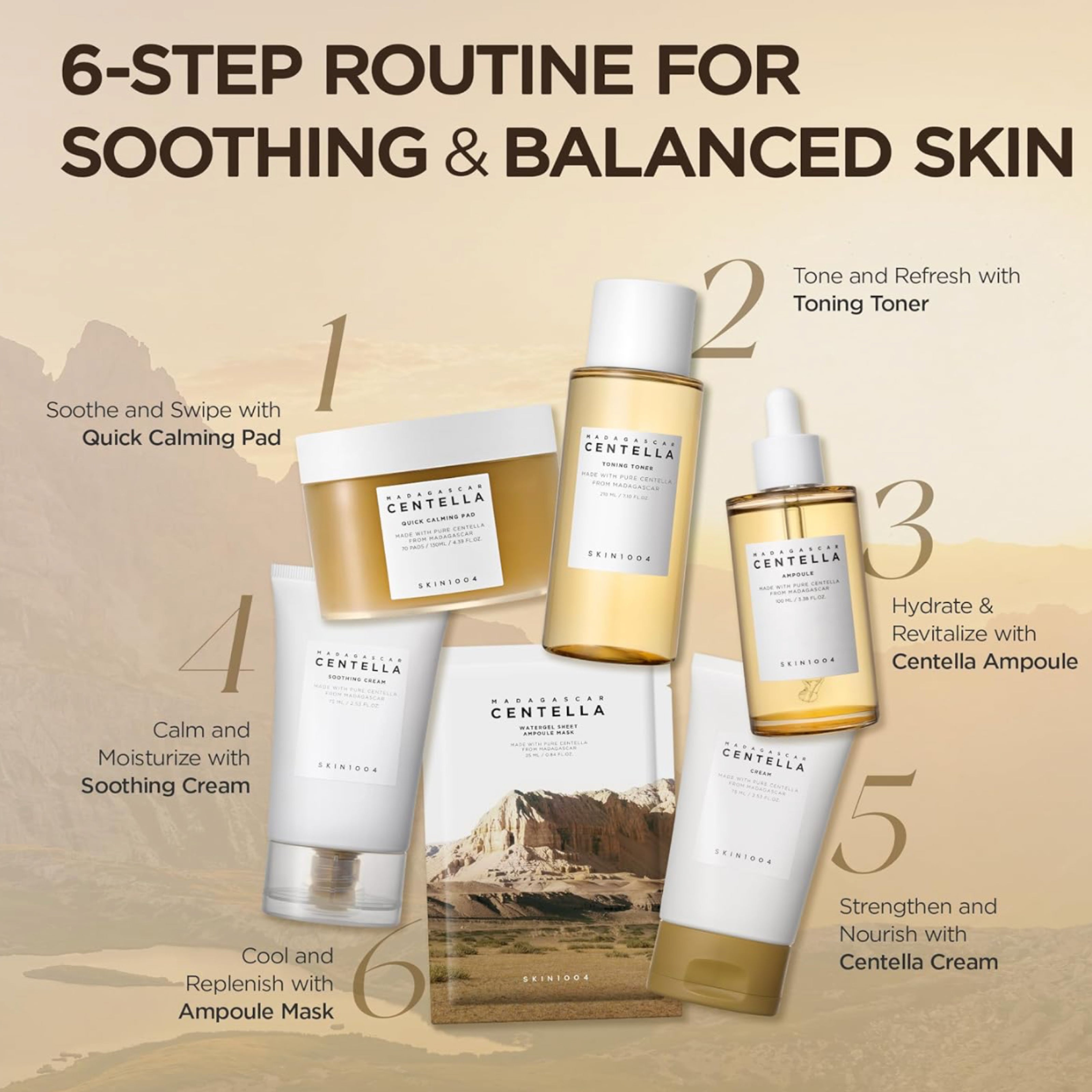 SKIN1004 أمبولة سنتيللا مدغشقر – سيروم مهدئ 55 مل