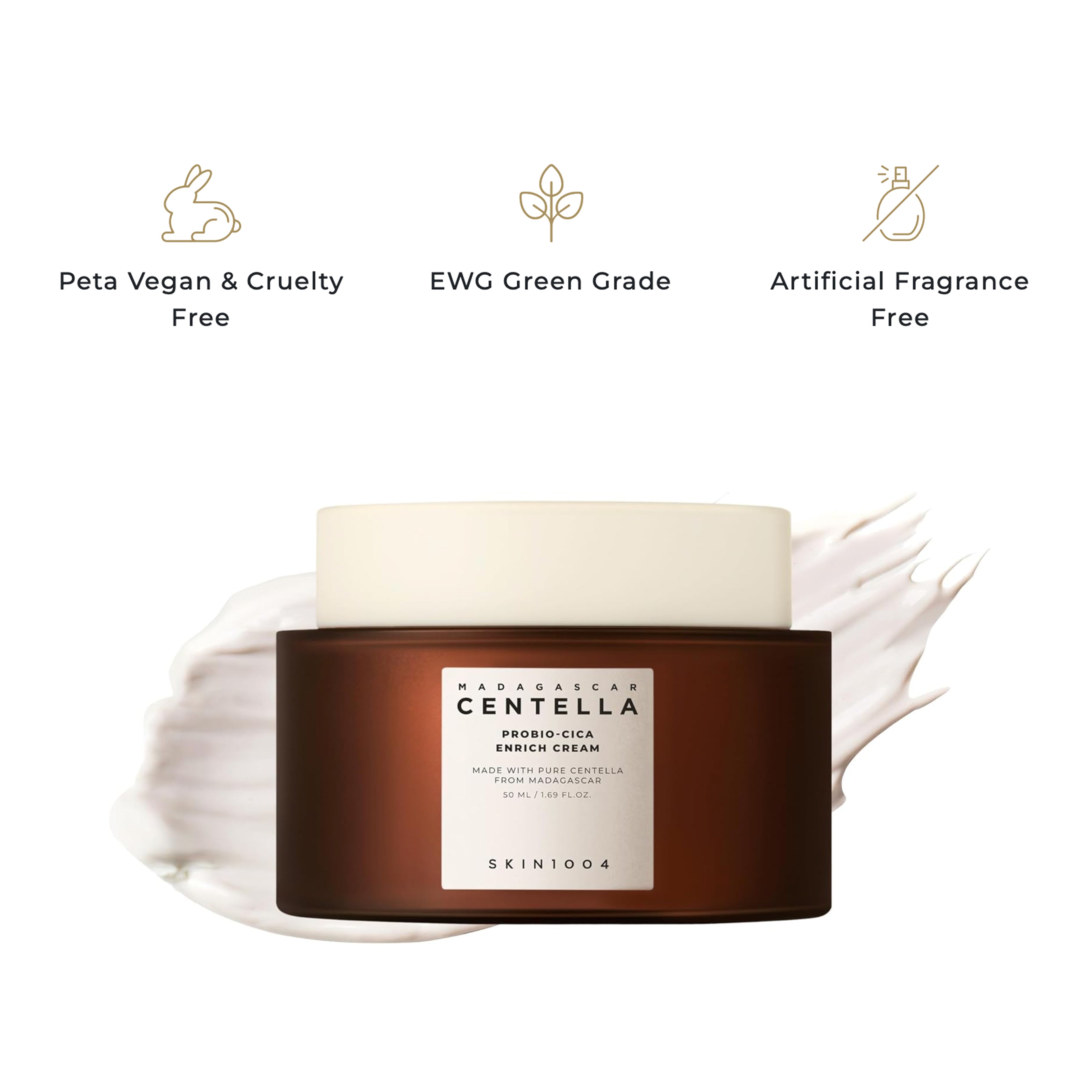 SKIN1004 Madagascar Centella Probio-Cica Enrich Cream - 50ml Moisturizer