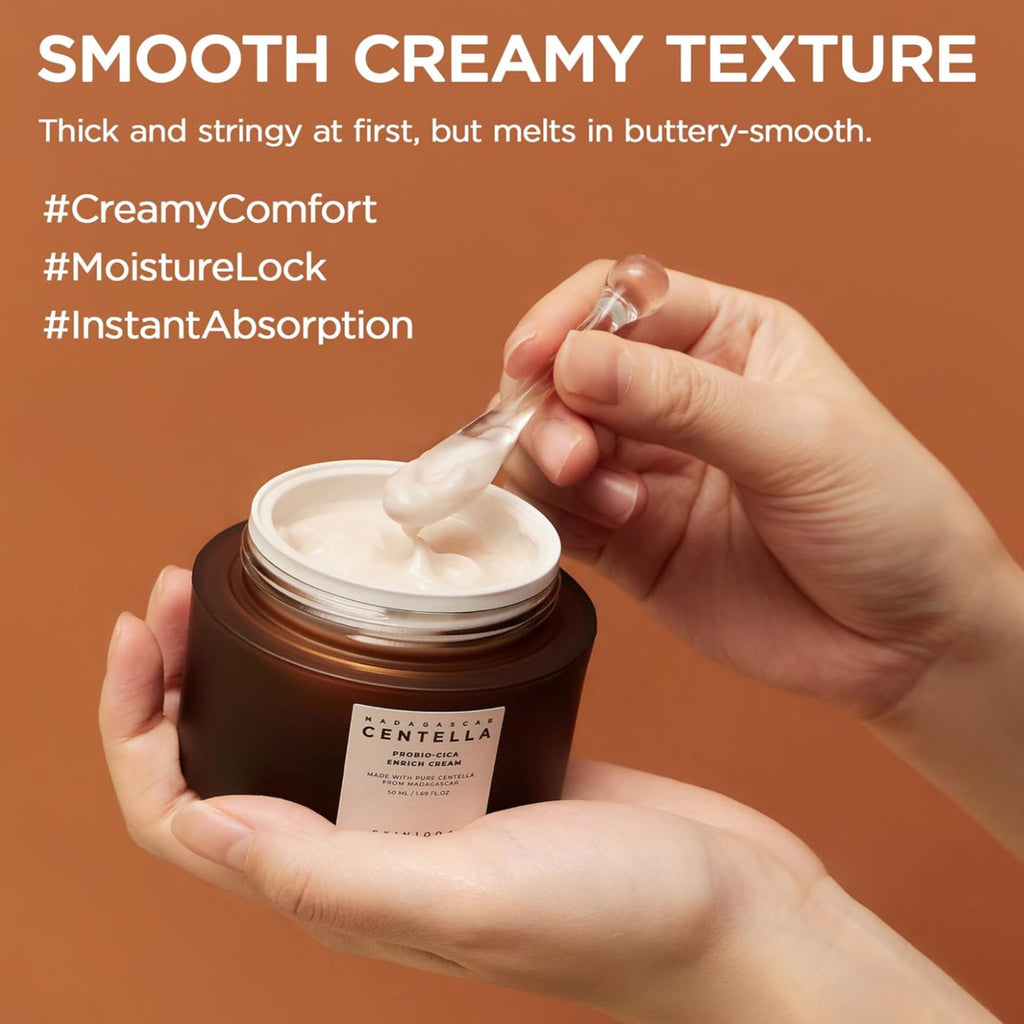 SKIN1004 Madagascar Centella Probio-Cica Enrich Cream - 50ml Moisturizer