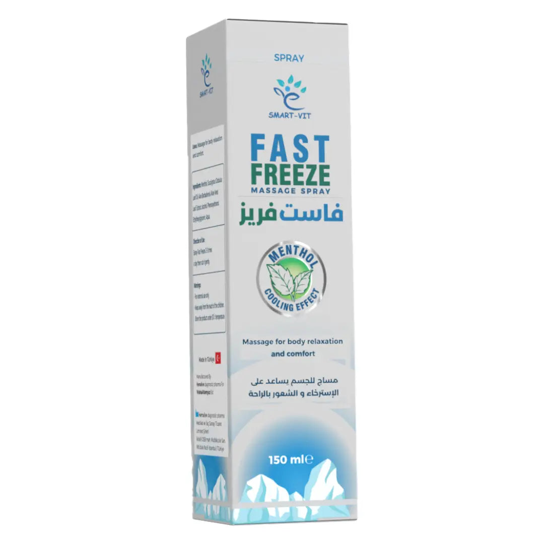 Smart-Vit Fast Freeze Cooling Menthol Massage Spray for Muscle Relief