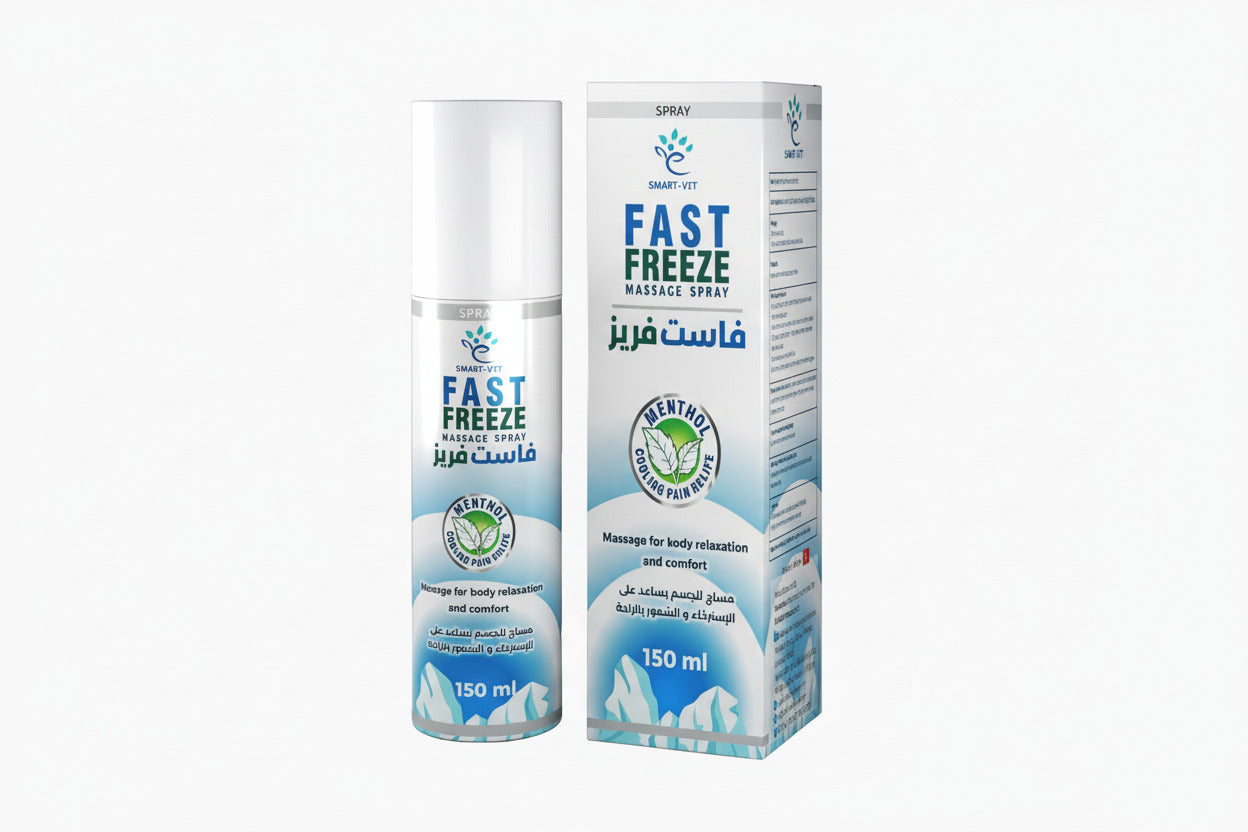 Smart-Vit Fast Freeze Cooling Menthol Massage Spray for Muscle Relief
