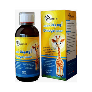 Smart-Vit Omega Junior Syrup for Kids – Mango Flavor Brain & Immunity