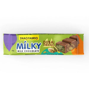 SNAQ FABRIQ MILKY Dubai Collection – Pistachio Milk Chocolate 34g
