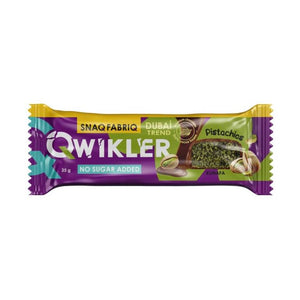 SNAQ FABRIQ QWIKLER Bar DUBAI COLLECTION with pistachio and crispy dough 35G