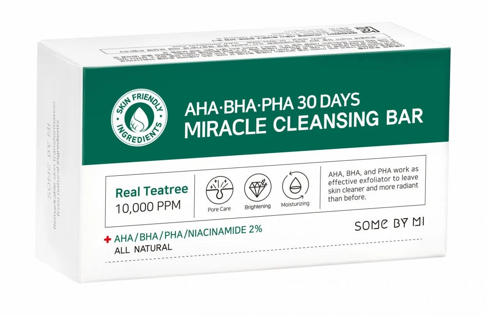 Some By Mi AHA BHA PHA 30 Days Miracle Cleansing Bar Soap - 106g