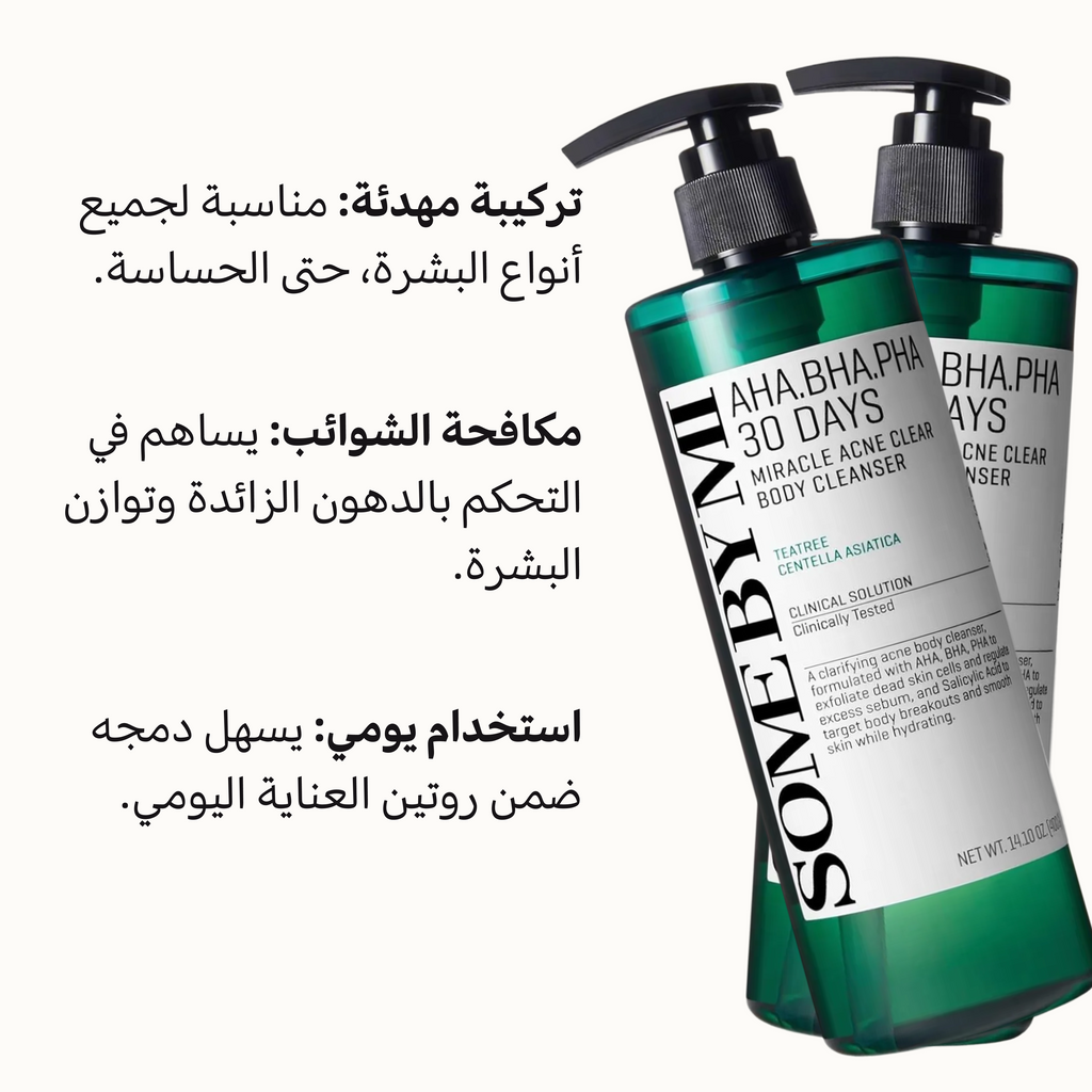 Some By Mi AHA BHA PHA Miracle Body Wash – Exfoliating Acid