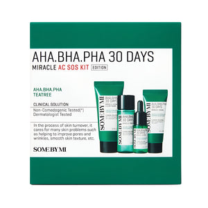 Some By Mi Some By Mi Skin Care Set Miracle SOS 30 Days For Treating Skin Blemishes