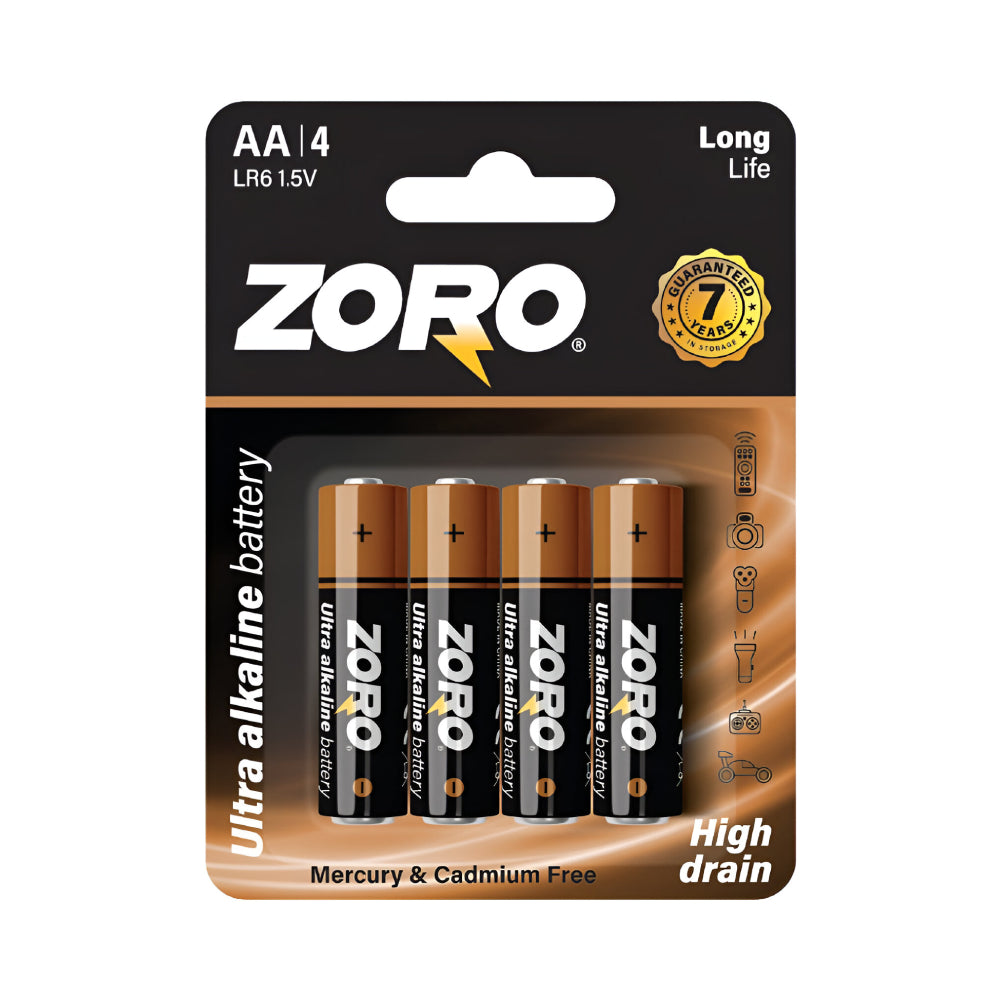 Zoro Battery 4pc AA 1.5V