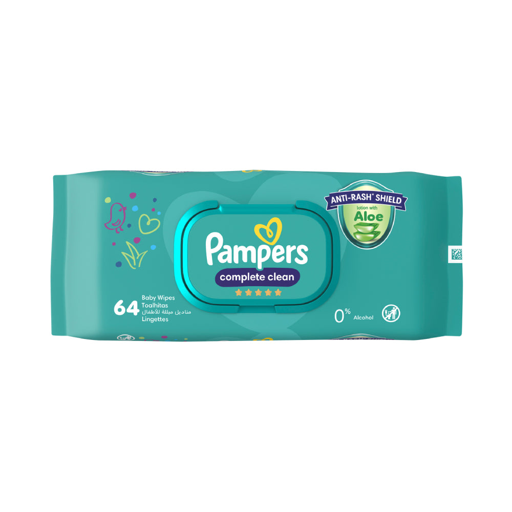 Pampers Wet Wipes 64Wipes Lotion With Aloe Vera