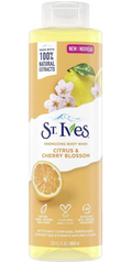 St. Ives Energizing Body Wash – Citrus and Cherry Blossom Cleanser