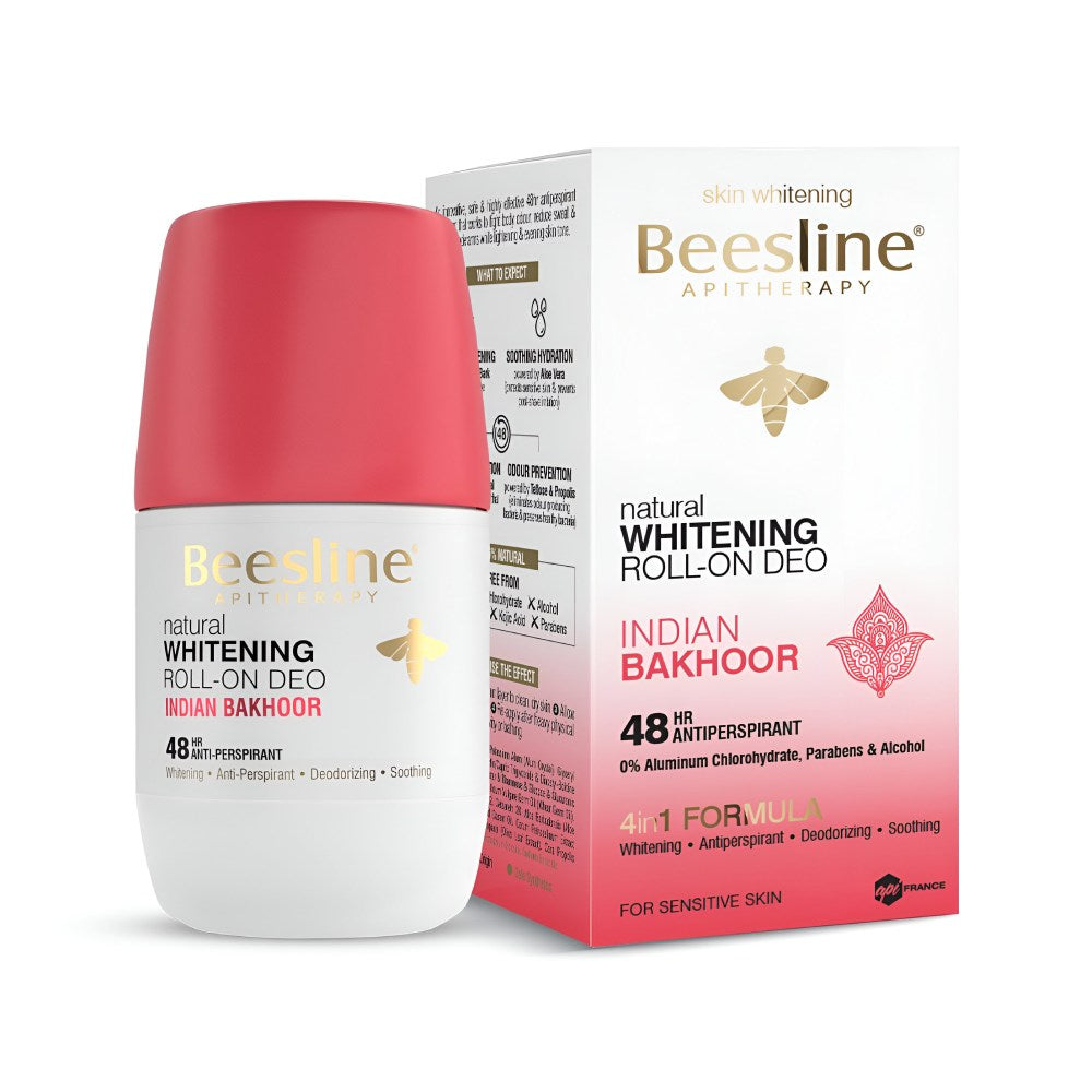 Beesline Deodorant Roll On 50ml Whitening Indian Bakhoor