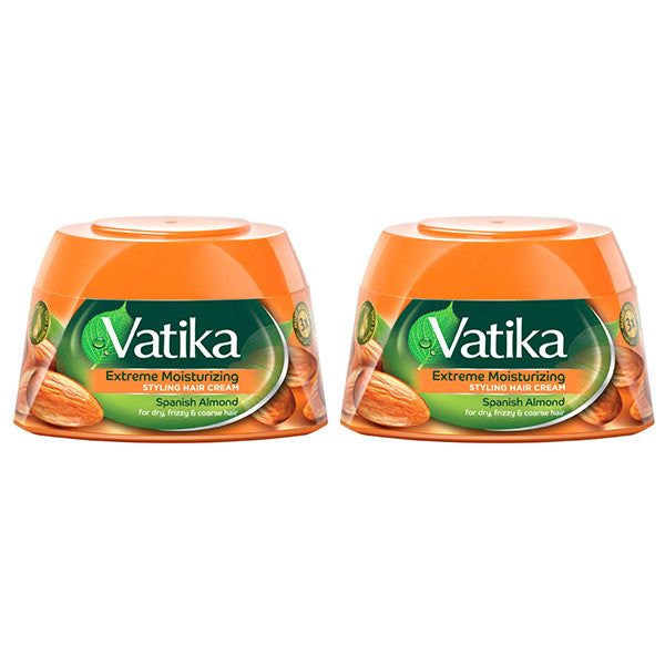 Vatika Hair Cream Deep Moisture With Almond Honey And Aloe Vera 2 x 140ml