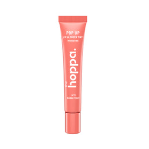 The Hoppa Tint Lips and Cheek 10ml Lip Balm Warm Peach Shade